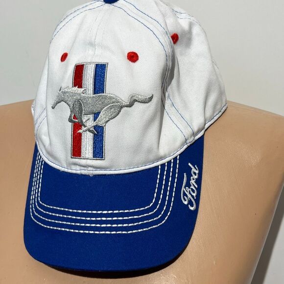 Open Road Brands Men's Multicolor Ford Mustang Cotton Baseball Cap Hat NWT - Picture 2 of 9